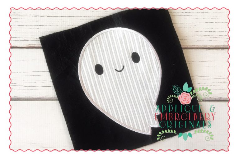 018 Ghost Baby Boy Applique Design