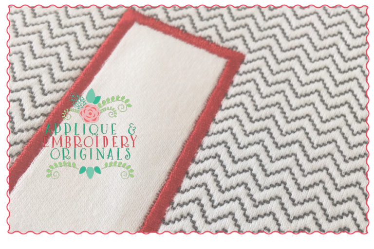 002 Hewitt Trussville HT Logo Square with Chevron Motif Fill Embroidery Design - Image 2