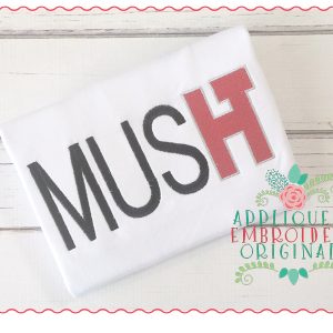 003 MUSHT Trussville Logo Filled Embroidery Design