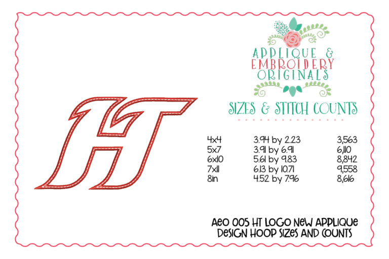 005 Hewitt Trussville HT Logo Applique Design - Image 4