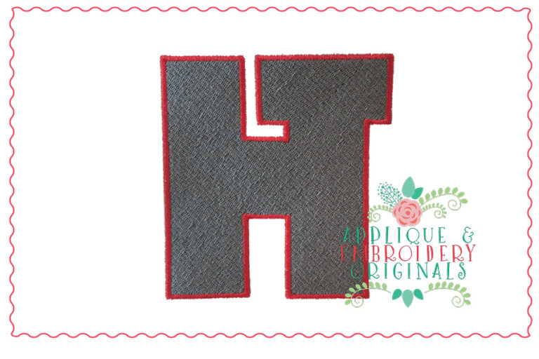 006 Hewitt Trussville HT Logo Mini Filled Embroidery design