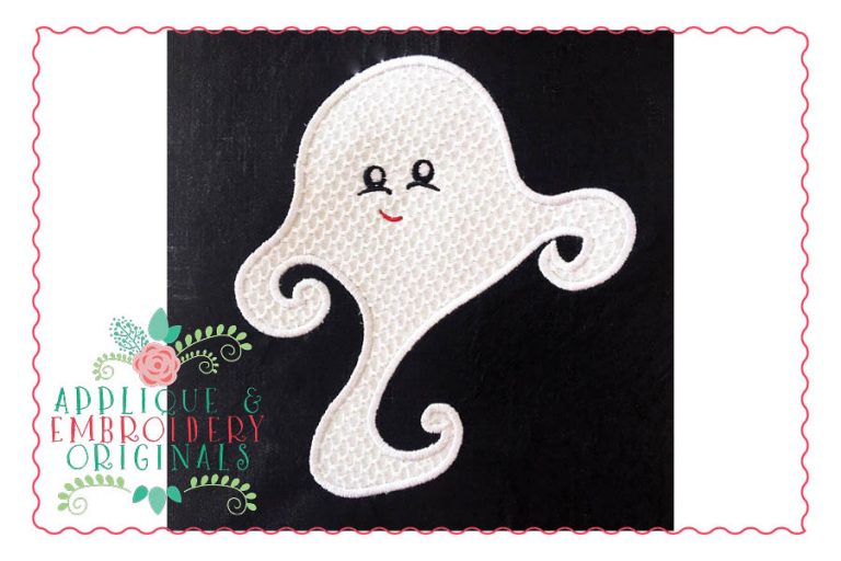023 Ghost Curly Applique Design - Image 2