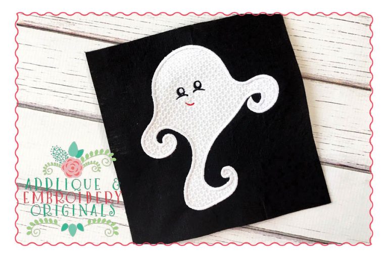 023 Ghost Curly Applique Design