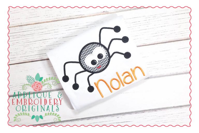 027 Spider Boy Applique Design