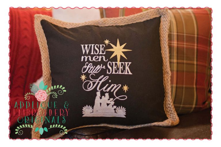 121 Wise Men Still Seek Him Embroidery Design