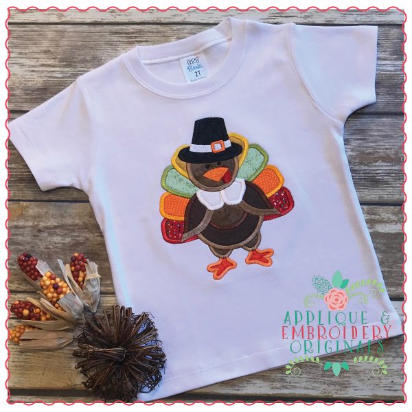1211 Pilgrim Tom Turkey Applique Design - Image 2