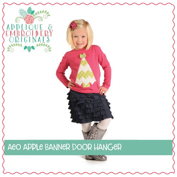 1220 Chevron Christmas Tree Applique Design - Image 2