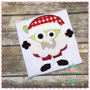 1275 Monster Santa Applique Design