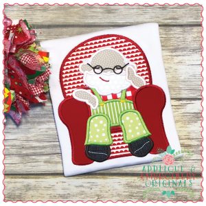 1286 Santa Sleeping Applique Design