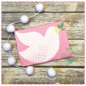 1293 Vintage Luxe Dove Applique Design