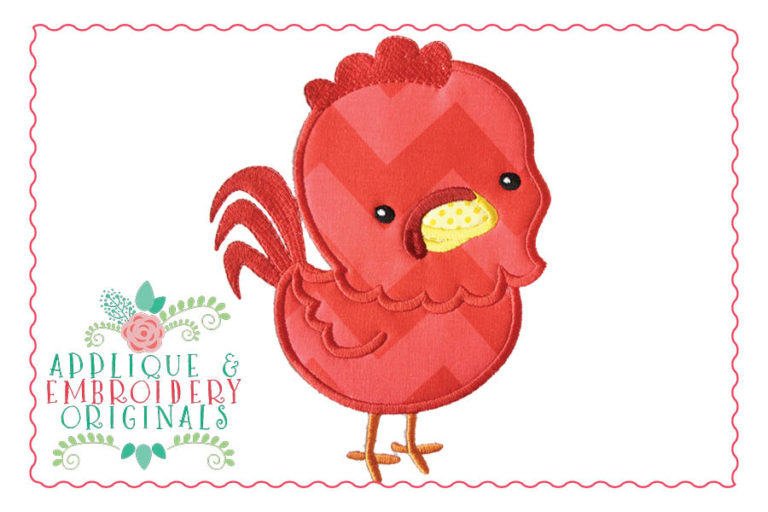 152 Gamecock Mascot Boy Applique Design