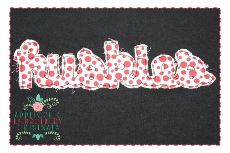 182 Applique Script Alpha Font Design - Image 6