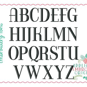 197 Barbara Monogram Embroidery Font