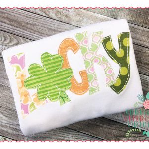 206 Lucky Shamrock Simple Stitch Applique Design