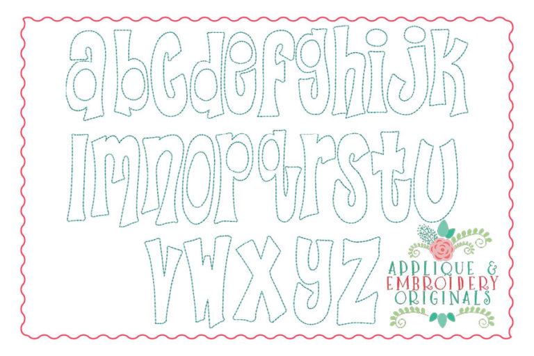 210 Modish Vintage Applique Font - Image 5