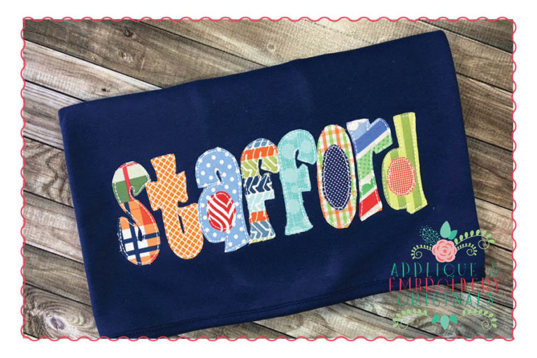 210 Modish Vintage Applique Font - Image 4