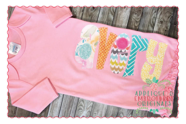 210 Modish Vintage Applique Font - Image 3