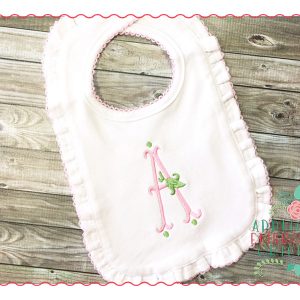 234 Emmeline Monogram Frame Embroidery Font Design