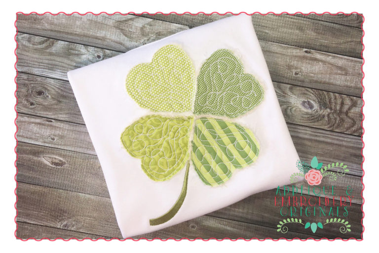 247 Shamrock Quilted Applique Design