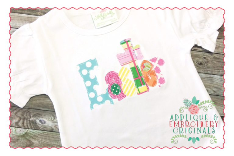 266 Easter Cross Modish Simple Stitch Applique Design - Image 2