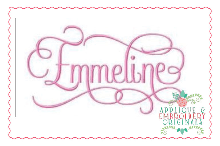 301 Darcy Font with Alternates Embroidery Font - Image 2