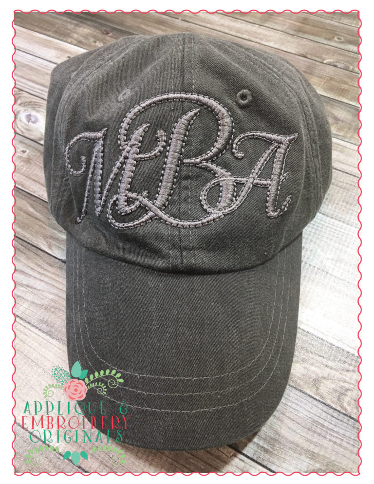 315 Violet Foam Monogram Embroidery Font - Image 2