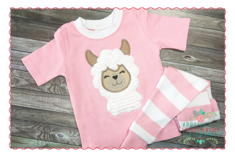 1466 Llama Head Applique Design - Image 2