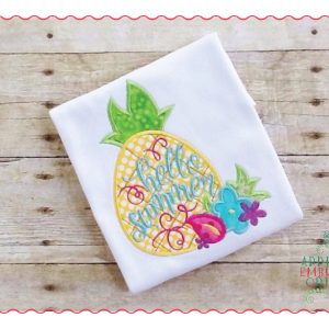 387 Pineapple Hello Sunshine Applique Design