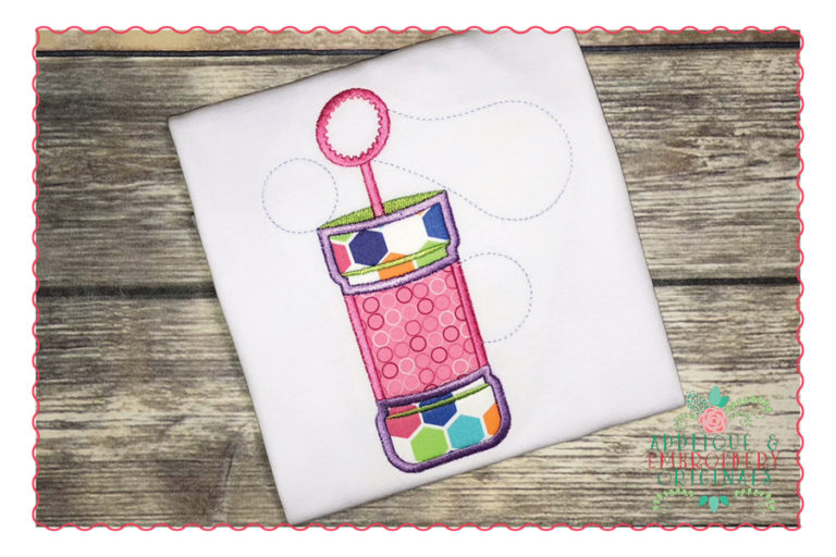 401 Summer Bubbles Applique Design