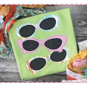 405 Sunglasses Applique Design