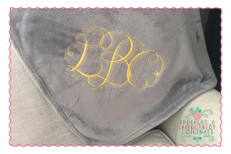 446 Calligraphy Monogram Embroidery Font - Image 4