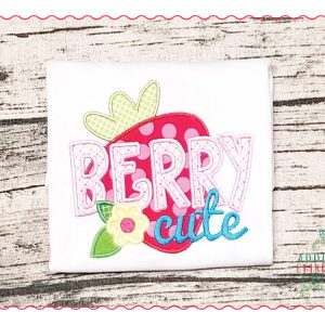 461 Strawberry Berry Cute Applique Design