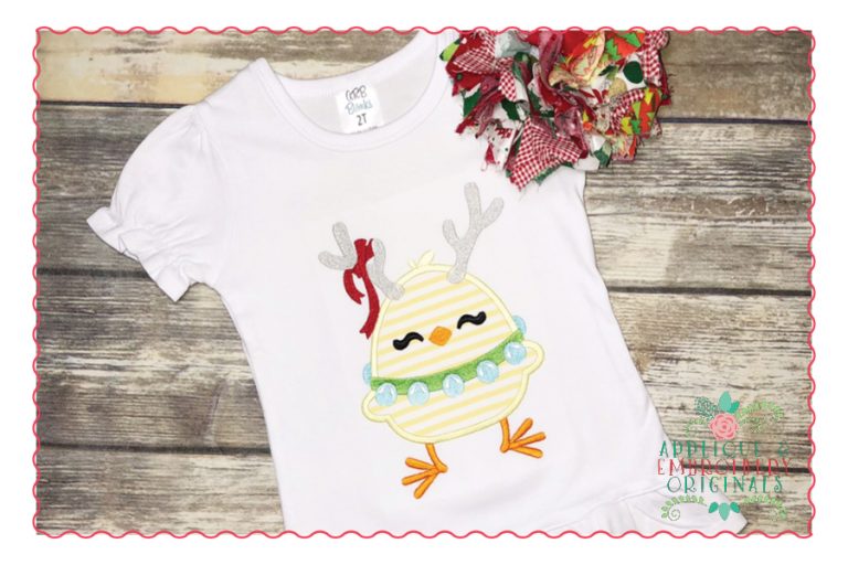 477 Jingle Chick Applique Design