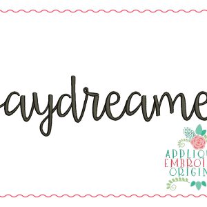 550 Daydreamer Script Embroidery Font