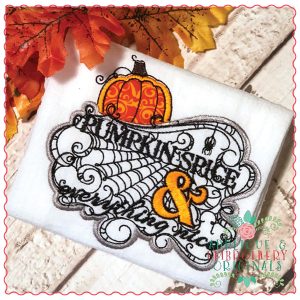 594 Pumpkin Spice and Everything Nice Applique Design