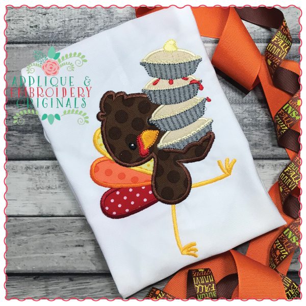 739 Turkey Pies Applique Design - Image 3