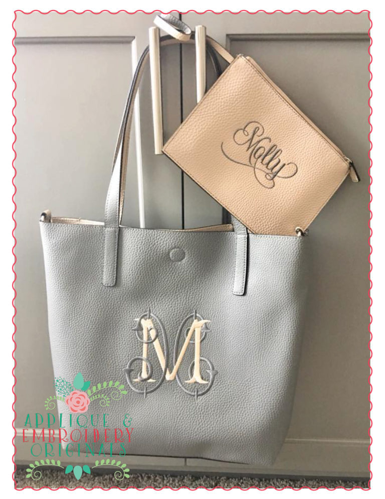 305 Engraved Monogram Embroidery Font