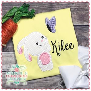 1505 Bunny and Butterfly Applique Design