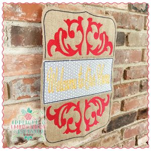 1553 Welcome Door Hanger