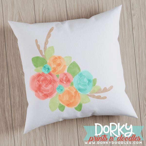 Spring Flowers Watercolor Printable Art - Image 2