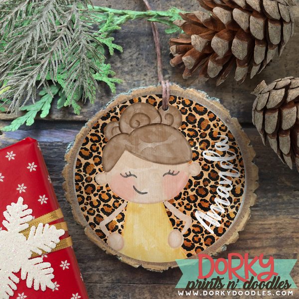 Family Characters Watercolor Printable Art - Brown Hair Family Alternates - Image 2