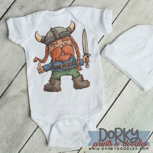 Viking Watercolor Printable Art - Image 2