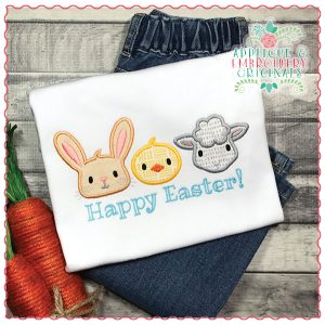 1581 Easter Pals Trio Applique Design