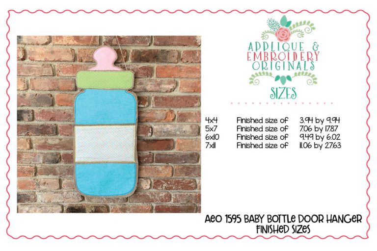1595 Baby Bottle Door Hanger Design - Image 5