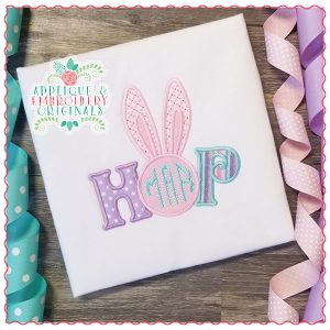 1587 HOP Ear Applique Design