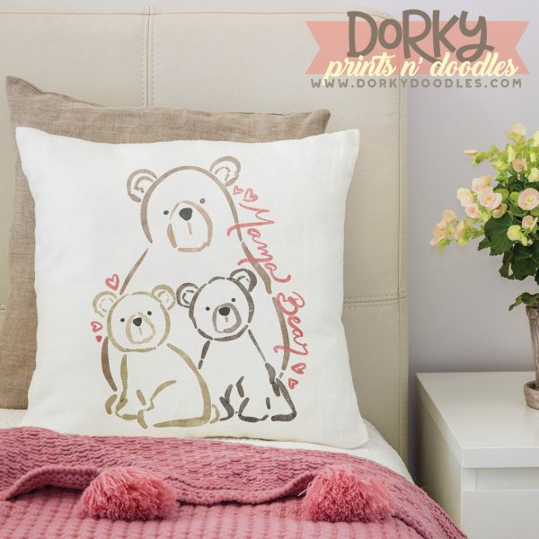 Mama Bear Watercolor Printable Art - Image 2