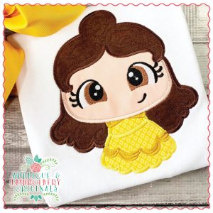 1692 Reading Princess Applique Design