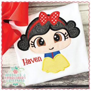 1696 Snow Princess Applique Design