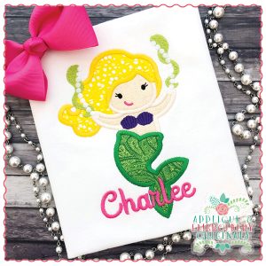 1730 Magical Mermaid Applique Design