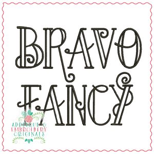 1774 Bravo Fancy Embroidery Font